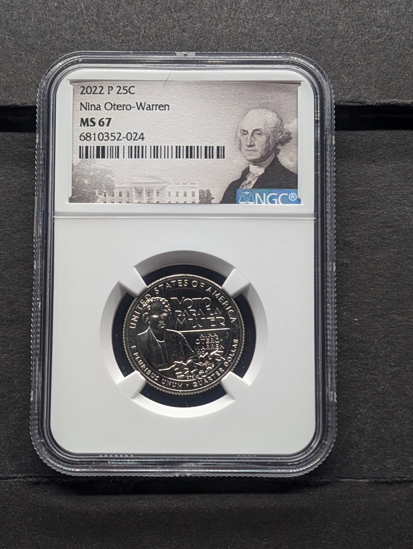 2022-P Nina Otero-Warren Quarter - NGC MS67: 2022-P Nina Otero-Warren Quarter - NGC MS67