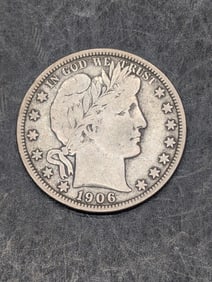 1906-O Barber Silver Half Dollar **VF**