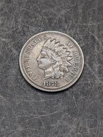 **VF/XF** 1878 Indian Head Cent