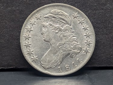 **AU** 1811 Capped Bust Half Dollar