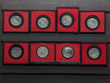 Lot of 8 Various America's First Medals in OGP