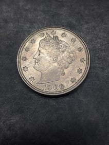**BU** 1906 Liberty Head V-Nickel