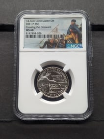 2021-P Crossing the Delaware Quarter - NGC MS67 *Early Release*