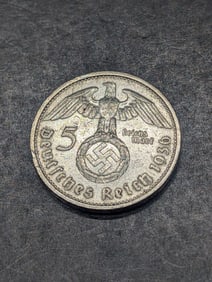 1930-A Germany 5 Silver Reichsmark