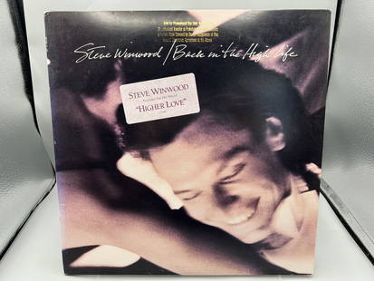 1986 Steve Winwood Back In The High Life Club Edition Vinyl Album W/ Promo Stamp On Cover - 1-25448: 1986 Steve Winwood Back In The High Life Club Edition Vinyl Album W/ Promo Stamp On Cover - 1-25448 - Records have not been tested by the auction house for play quality. All items are sold as is.