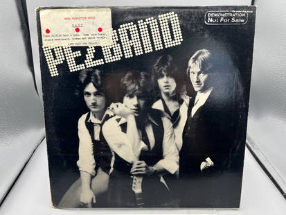 1977 Pezband Self Titled Vinyl Album W/ Demo Stamp On Cover - PP-98021: 1977 Pezband Self Titled Vinyl Album W/ Demo Stamp On Cover - PP-98021 - Records have not been tested by the auction house for play quality. All items are sold as is.