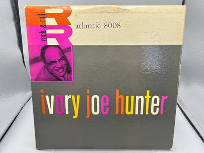 1957 Ivory Joe Hunter Self Titled Vinyl Album - 8008: 1957 Ivory Joe Hunter Self Titled Vinyl Album - 8008 - Records have not been tested by the auction house for play quality. All items are sold as is.