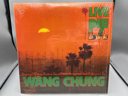 Wang Chung: To Live and Die in L.A. (1985), Original Motion Picture Soundtrack, in original: Wang Chung: To Live and Die in L.A. (1985), Original Motion Picture Soundtrack, in original shrinkwrap - Records have not been tested by the auction house for play quality. All items are sold as is.