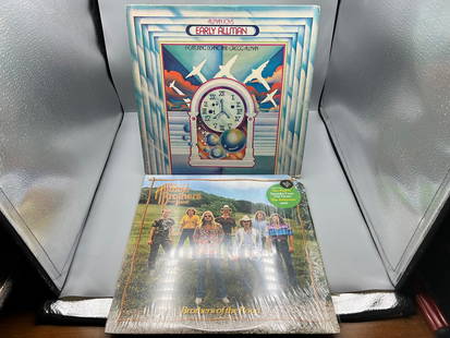 Allman Brothers (2 LP Lot): Allman Joys: Early Allman - Featuring Duane and Gregg Allman (1973),: Allman Brothers (2 LP Lot): Allman Joys: Early Allman - Featuring Duane and Gregg Allman (1973), cover shows minor edge wear; and Brothers Of The Road (1981), in original shrinkwrap - Records have