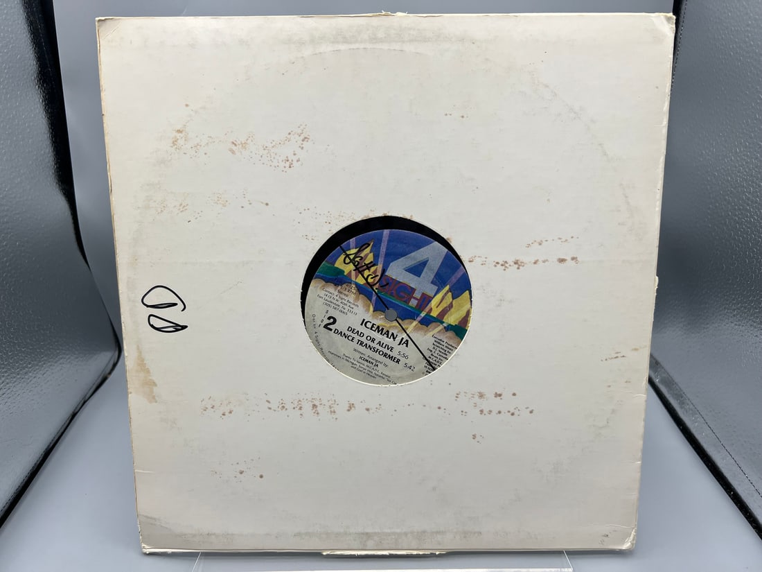 1987 Iceman Ja Mega Jon's Bass Vinyl Album - FS-87-4925: 1987 Iceman Ja Mega Jon's Bass Vinyl Album - FS-87-4925 - Records have not been tested by the auction house for play quality. All items are sold as is.