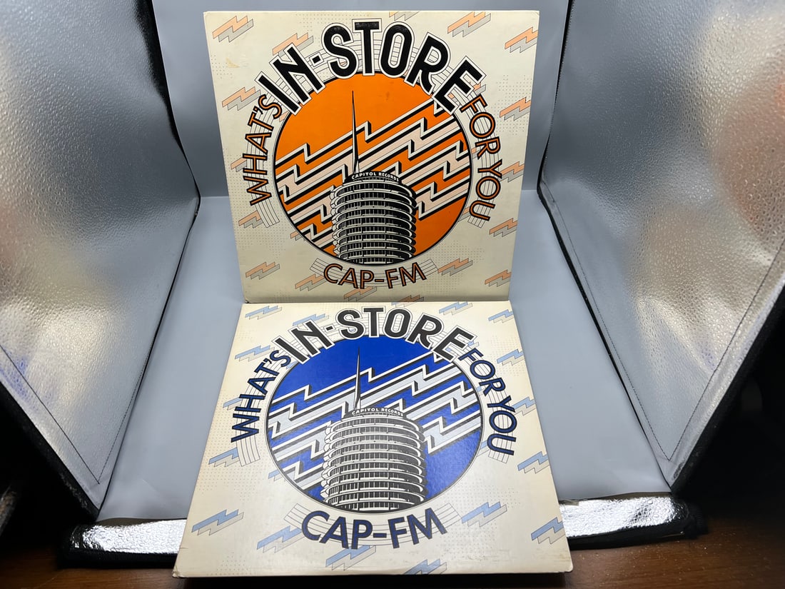 CAP-FM What's In-Store For You (2 LP Lot): Volume 1 (1976) and Volume 2 (1977), promo, compilation (1 of 4)