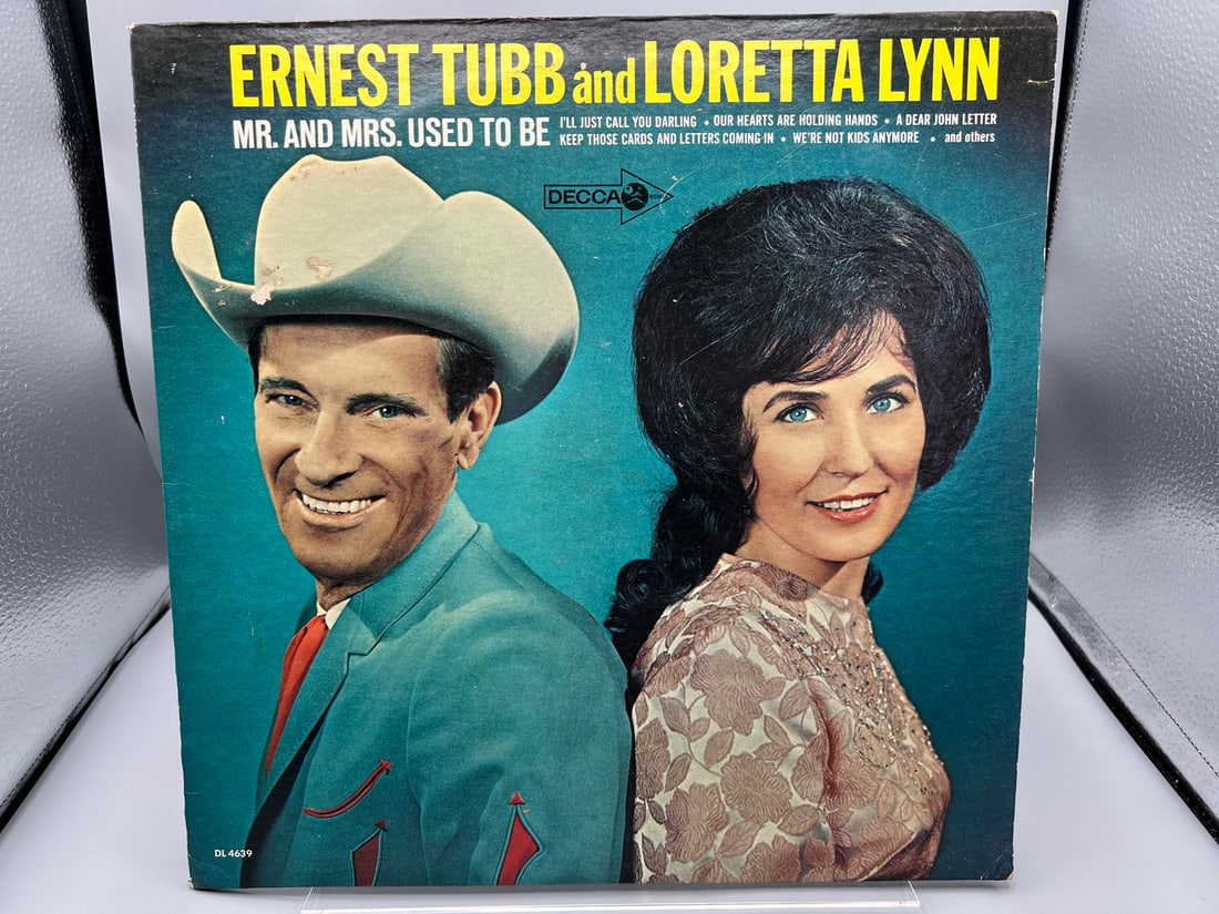 1965 Ernest Tubb And Loretta Lynn Mr. And Mrs. Used To Be Vinyl Album - DL 4639: 1965 Ernest Tubb And Loretta Lynn Mr. And Mrs. Used To Be Vinyl Album - DL 4639 - Records have not been tested by the auction house for play quality. All items are sold as is.