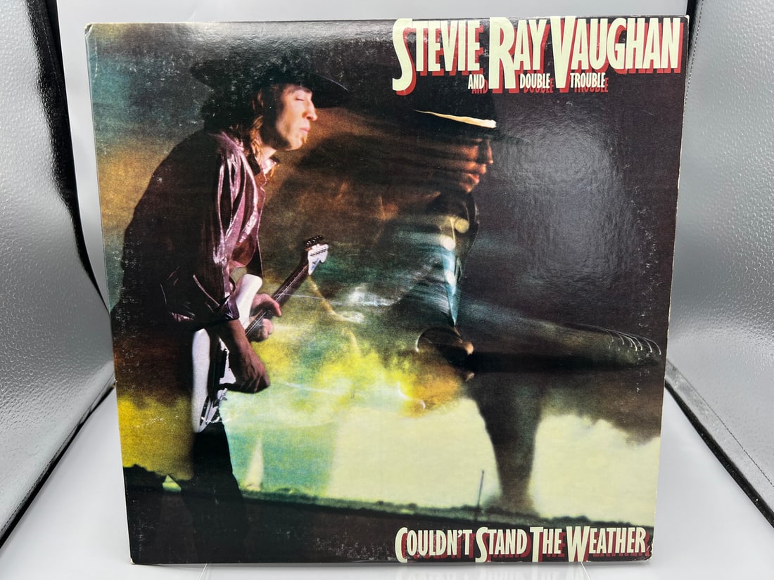 Stevie Ray Vaughn and Double Trouble: Couldn't Stand the Weather (1984), Pitman pressing: Stevie Ray Vaughn and Double Trouble: Couldn't Stand the Weather (1984), Pitman pressing - Records have not been tested by the auction house for play quality. All items are sold as is.