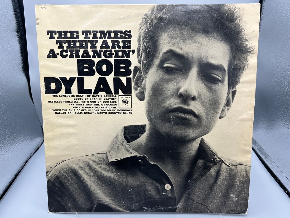 Unknown Release Date Bob Dylan The Times They Are A-Changin Repress Vinyl Album - PC 8905: Unknown Release Date Bob Dylan The Times They Are A-Changin Repress Vinyl Album - PC 8905 - Records have not been tested by the auction house for play quality. All items are sold as is.