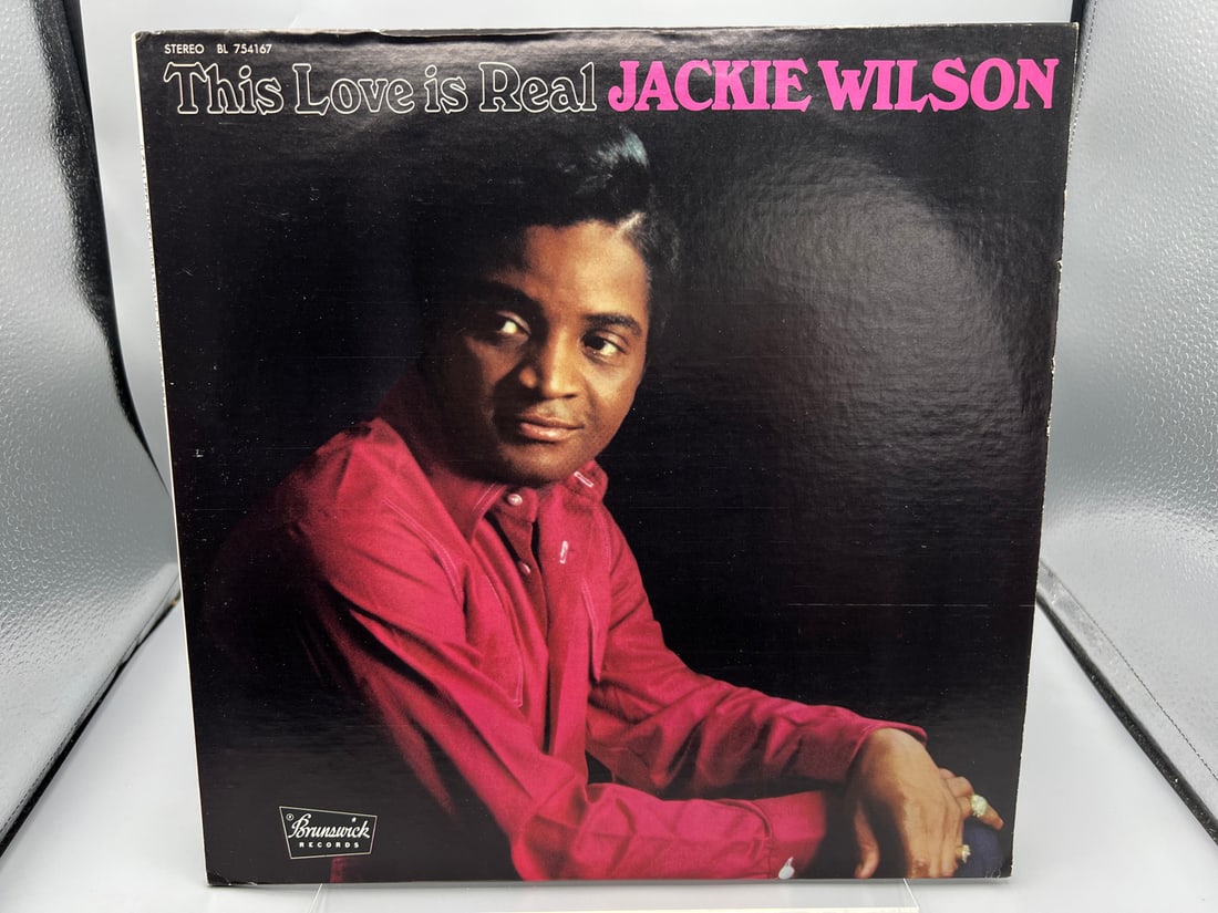 Jackie Wilson: This Love Is Real (1970): Jackie Wilson: This Love Is Real (1970) - Records have not been tested by the auction house for play quality. All items are sold as is.