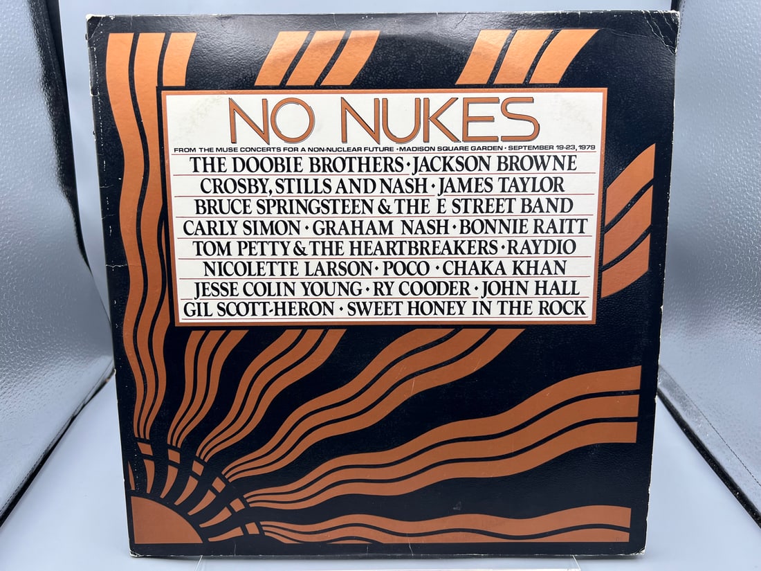 1979 Various Artist Compilation No Nukes The Muse Concerts For A Non Nuclear Future Vinyl Album -: 1979 Various Artist Compilation No Nukes The Muse Concerts For A Non Nuclear Future Vinyl Album - ML-801 - Records have not been tested by the auction house for play quality. All items are sold as is.
