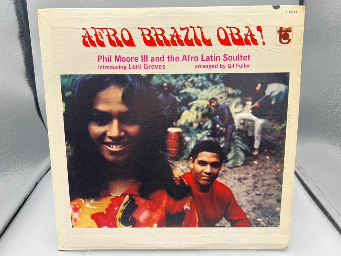Phil Moore III and the Afro Latin Soulet: Afro Brazil OBA! (1967), features jazz vocalist Leni: Phil Moore III and the Afro Latin Soulet: Afro Brazil OBA! (1967), features jazz vocalist Leni Groves - Records have not been tested by the auction house for play quality. All items are sold as is.