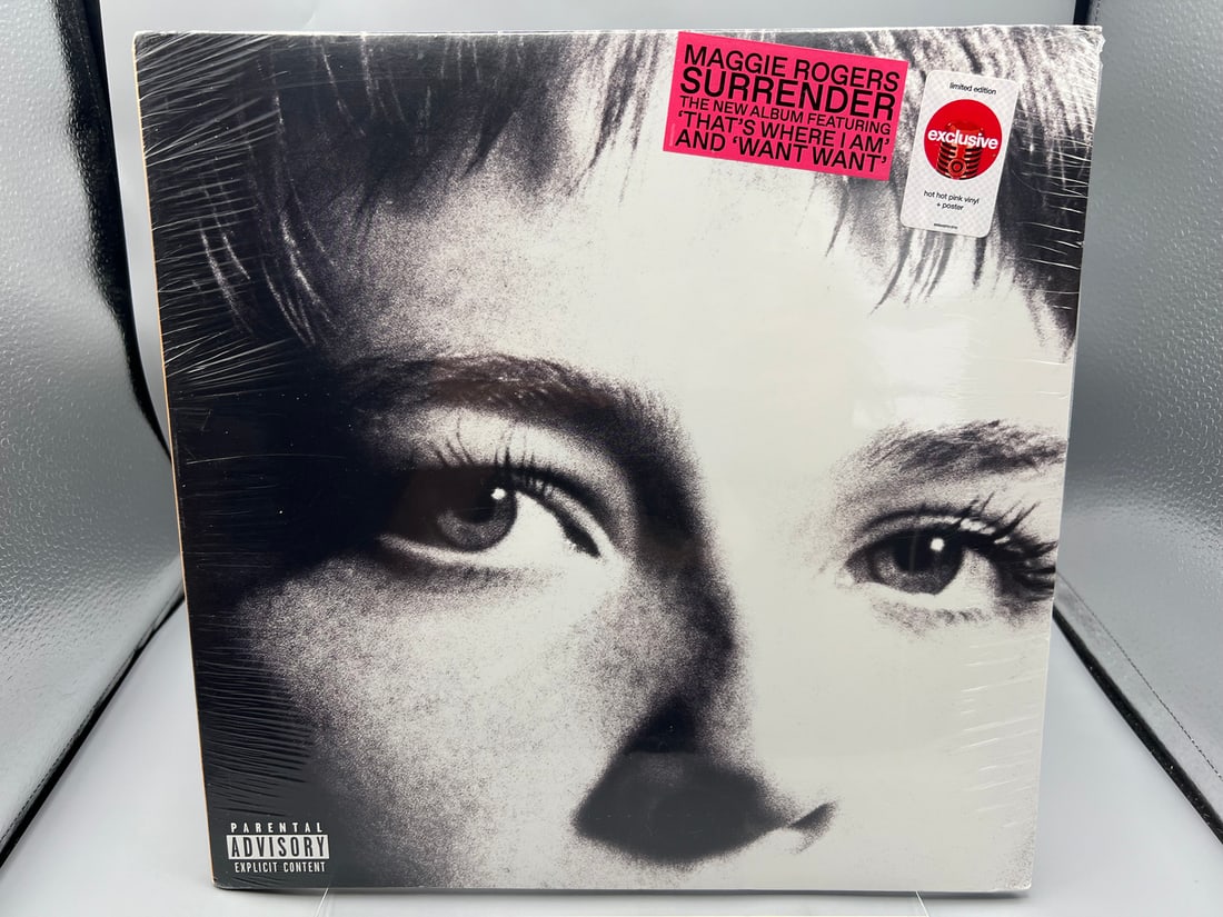 SEALED - Maggie Rogers: Surrender (2022), limited edition, gatefold, hot pink vinyl, includes: SEALED - Maggie Rogers: Surrender (2022), limited edition, gatefold, hot pink vinyl, includes poster, Canada pressing - Records have not been tested by the auction house for play quality. All items ar