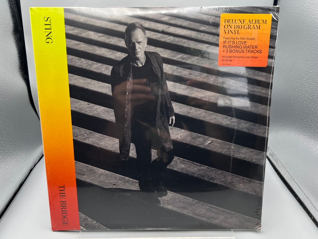 SEALED - Sting: The Bridge (2021), deluxe edtion, gatefold, 2 LPs: SEALED - Sting: The Bridge (2021), deluxe edtion, gatefold, 2 LPs - Records have not been tested by the auction house for play quality. All items are sold as is.