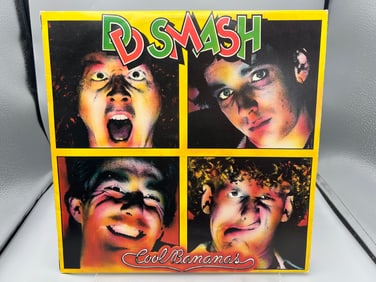 DD Smash: Cool Bananas (1982), New Zealand pressing, includes lyric sheet