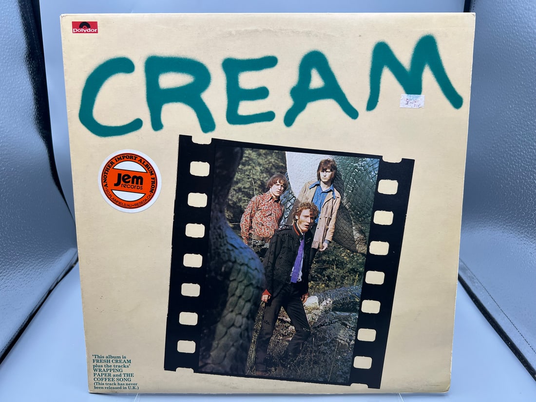Cream: Self-titled (1974), UK pressing. Note: album is Fresh Cream + two additional tracks (1 of 5)