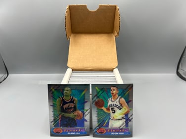 1994-95 Topps Finest Basketball Series 2 Near Complete Set W/ Grant Hill RC & Jason Kidd RC -