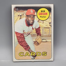 1969 Topps Bob Gibson #200 HOF