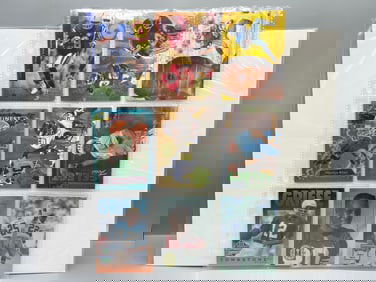 Lot of (9) Assorted Football Star Player Cards W/ Rookies & Refractors - Varying Conditions