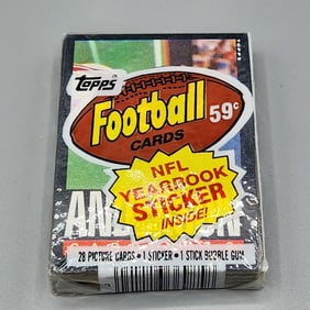 1985 Topps Football Cello Pack