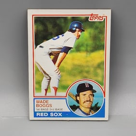 1983 Topps Wade Boggs #498 Rookie HOF