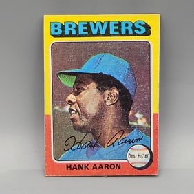 1975 Topps Mini Hank Aaron #660 HOF