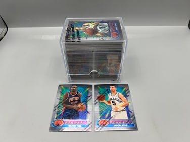 1994-95 Topps Finest Basketball Series 2 Near Complete Set W/ Grant Hill RC & Jason Kidd RC -