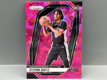 2024-25 Panini Prizm Stephon Castle Pink Ice Prizm RC #234 - NBA Rookie of the Year
