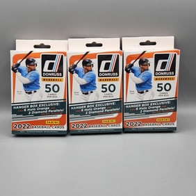 (3) 2022 Donruss Baseball Hanger Boxes