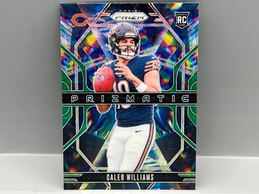 2024 Panini Prizm Caleb WilliamsGreen Prizm Prizmatic Insert RC #1