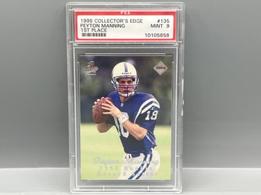 1998 Collector's Edge Peyton Manning 1st Place RC #135 PSA Mint 9