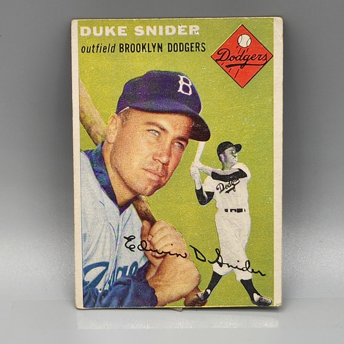 1954 Topps Duke Snider #32 HOF: 1954 Topps Duke Snider #32 HOF