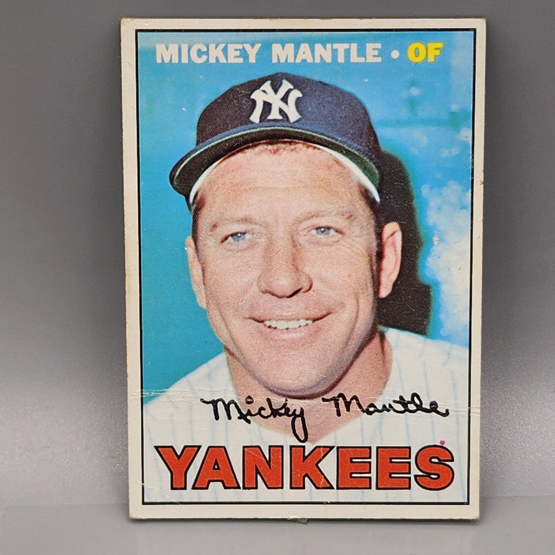 1967 Topps Mickey Mantle #150 HOF (1 of 2)