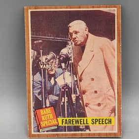 1962 Topps Babe Ruth #144 HOF