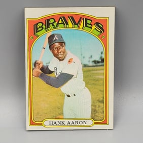 1972 Topps Hank Aaron #299 HOF