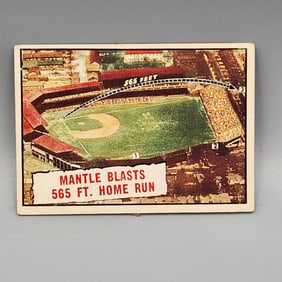 1961 Topps Mickey Mantle #406 HOF