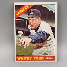 1966 Topps Whitey Ford #160 HOF