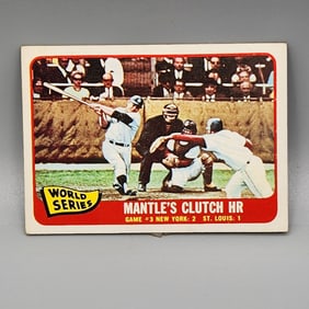 1965 Topps Mickey Mantle #134 HOF