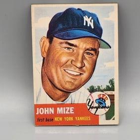1953 Topps John Mize #77 HOF