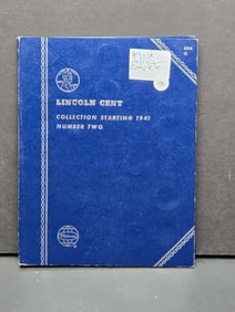 Whitman Lincoln Cent Album 89 coins