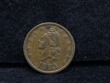 1863 Civil War Token "Our Country"