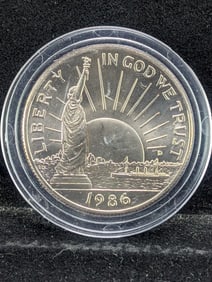 1986-D Liberty Commemorative Half Dollar