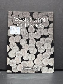 H.E. Harris Washington Quarter Album 48 coins