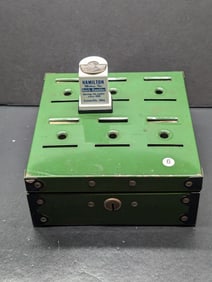 Vintage Quarter Dispenser Hamilton Motors Buick/Rambler Greenville Oh Est 1926 & Home Budget Bank