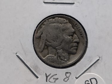 1924-D Semi Key Date Buffalo Nickel